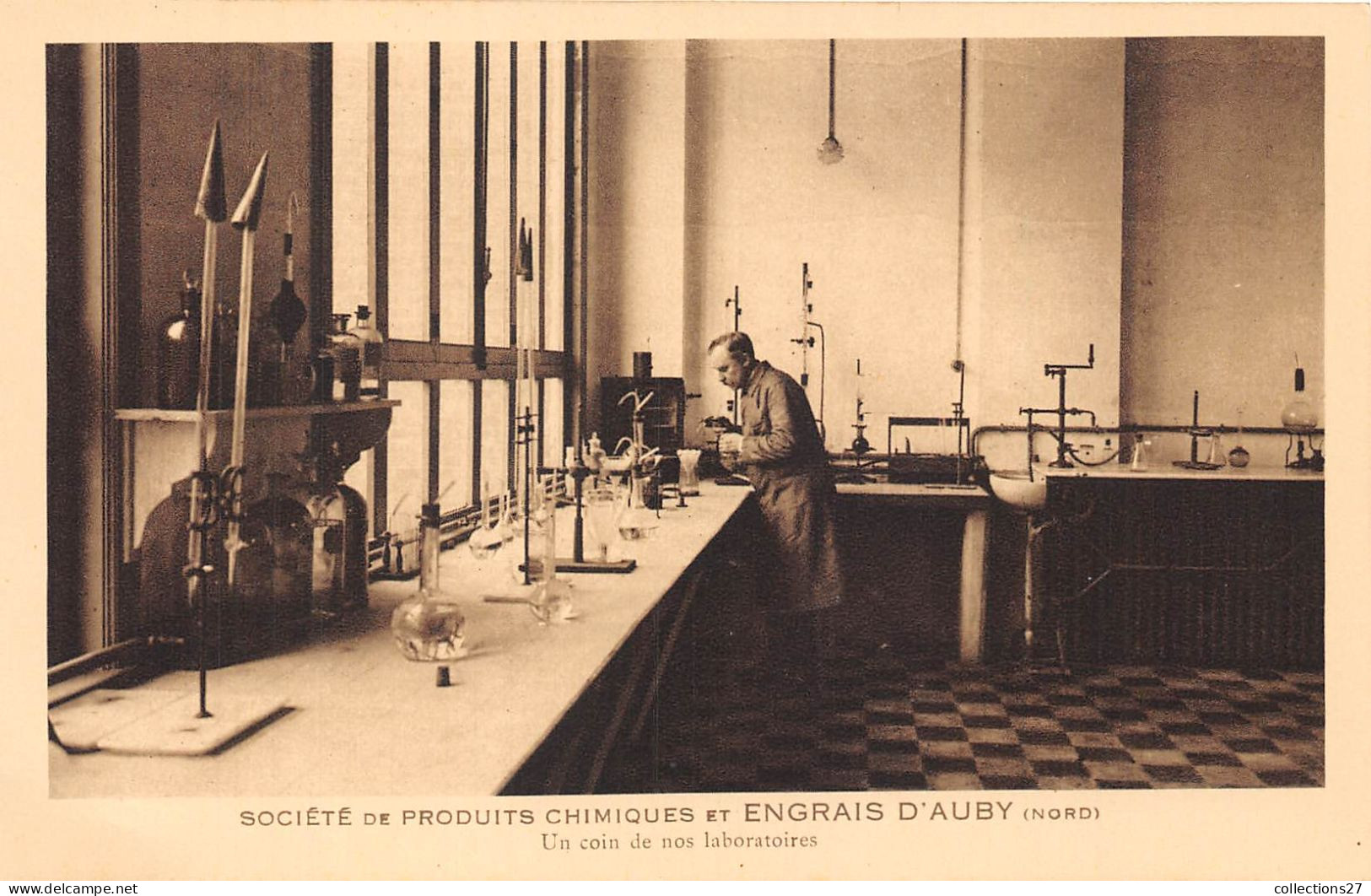 59-AUBY- 12 CARTES DE LA  SOCIETE DE PRODUITS CHIMIQUES ET ENGRAIS D'AUBY