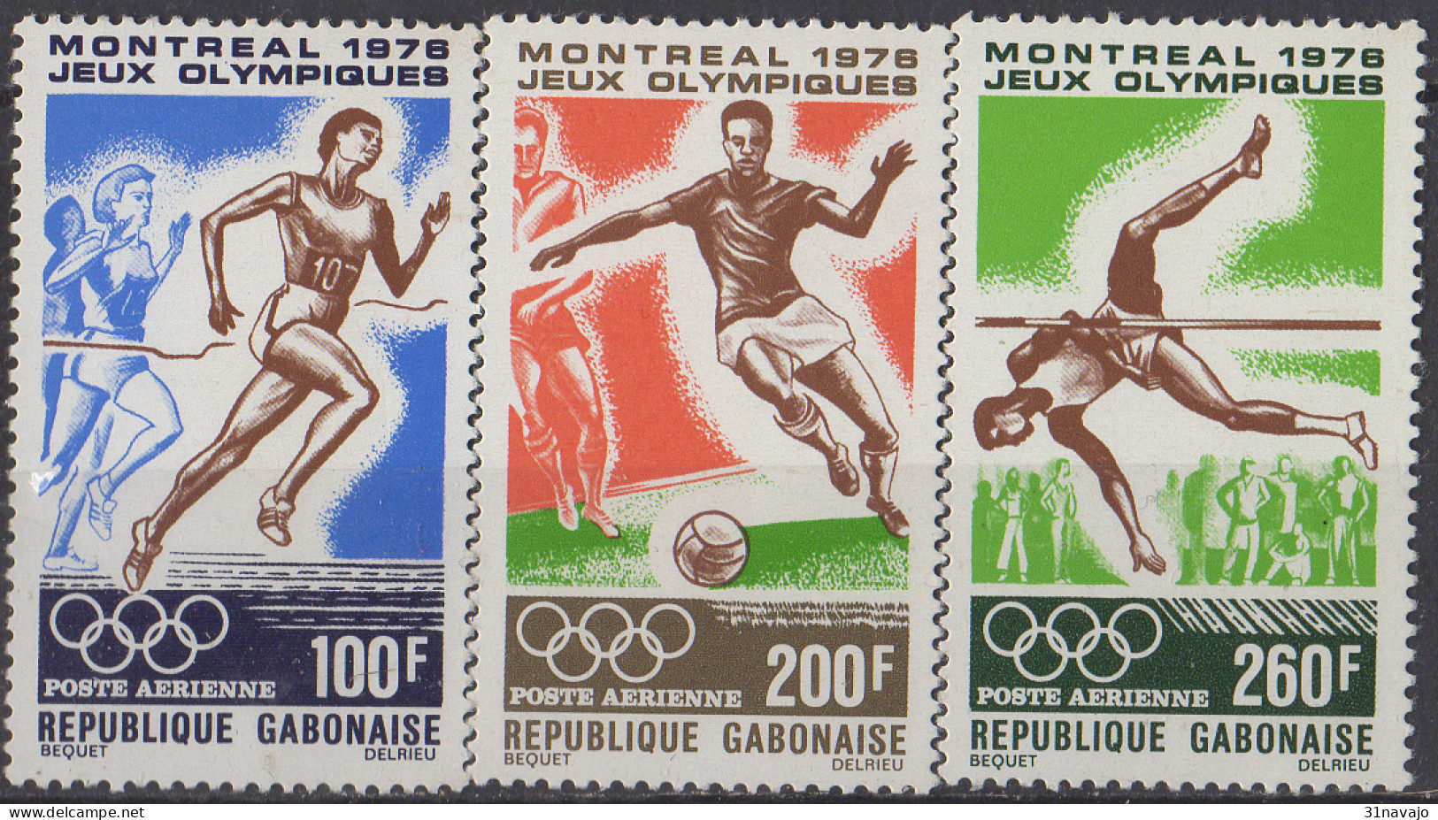 GABON - Jeux Olympiques De Montréal - Gabon (1960-...)