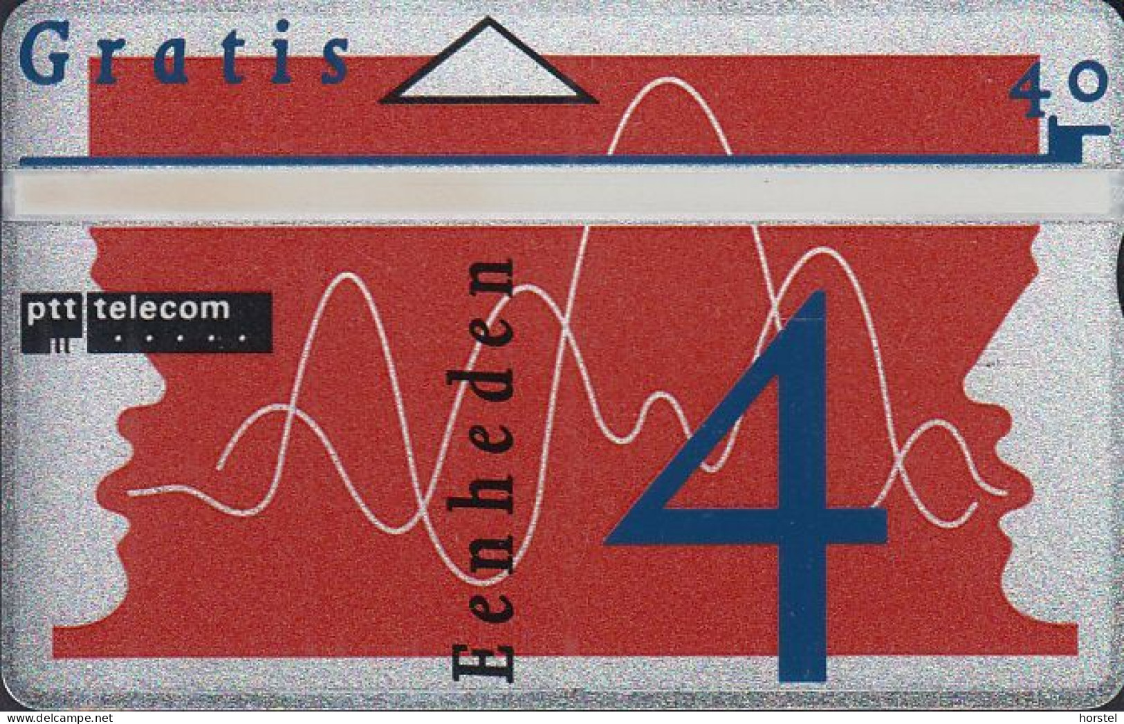 Netherland - L&G 1991 C015- (442B) - Waves Text "Altijd Een Telefoontje.." On Back - Públicas