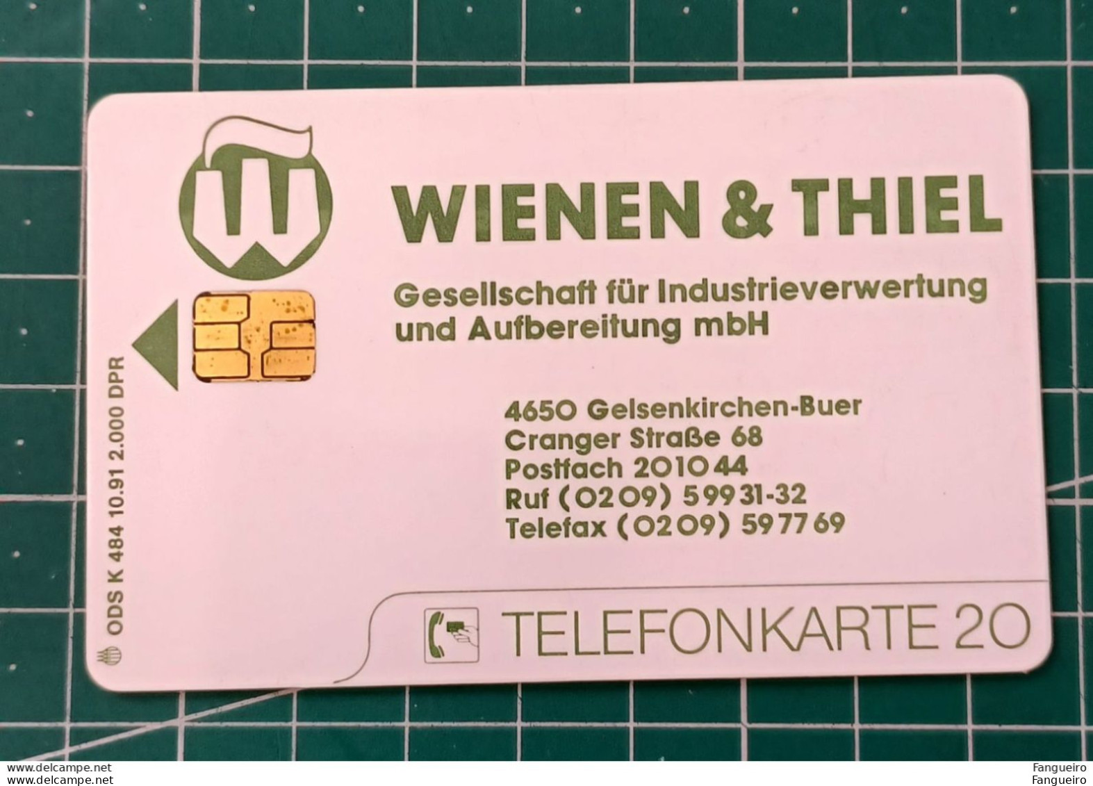 GERMANY PHONECARD EUROPA CEPT - Collections