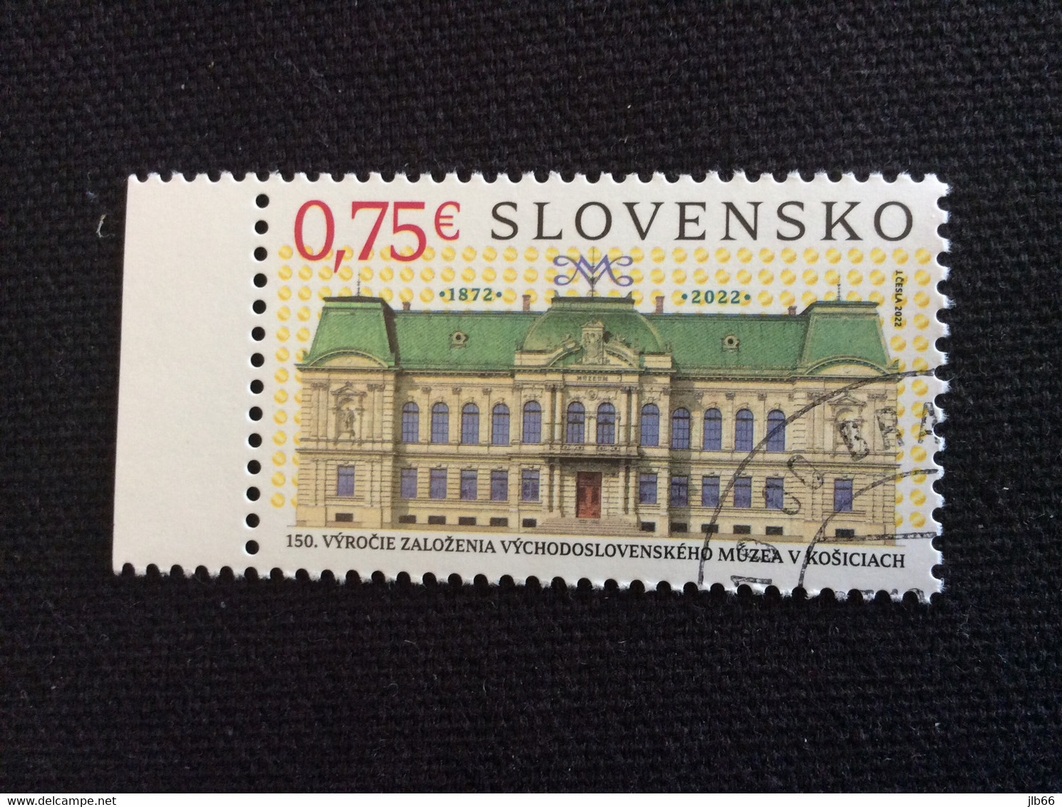 2022 Yvert 863 Pofis 779 Oblitéré Musée De L’est Slovaque De Kosice - Used Stamps