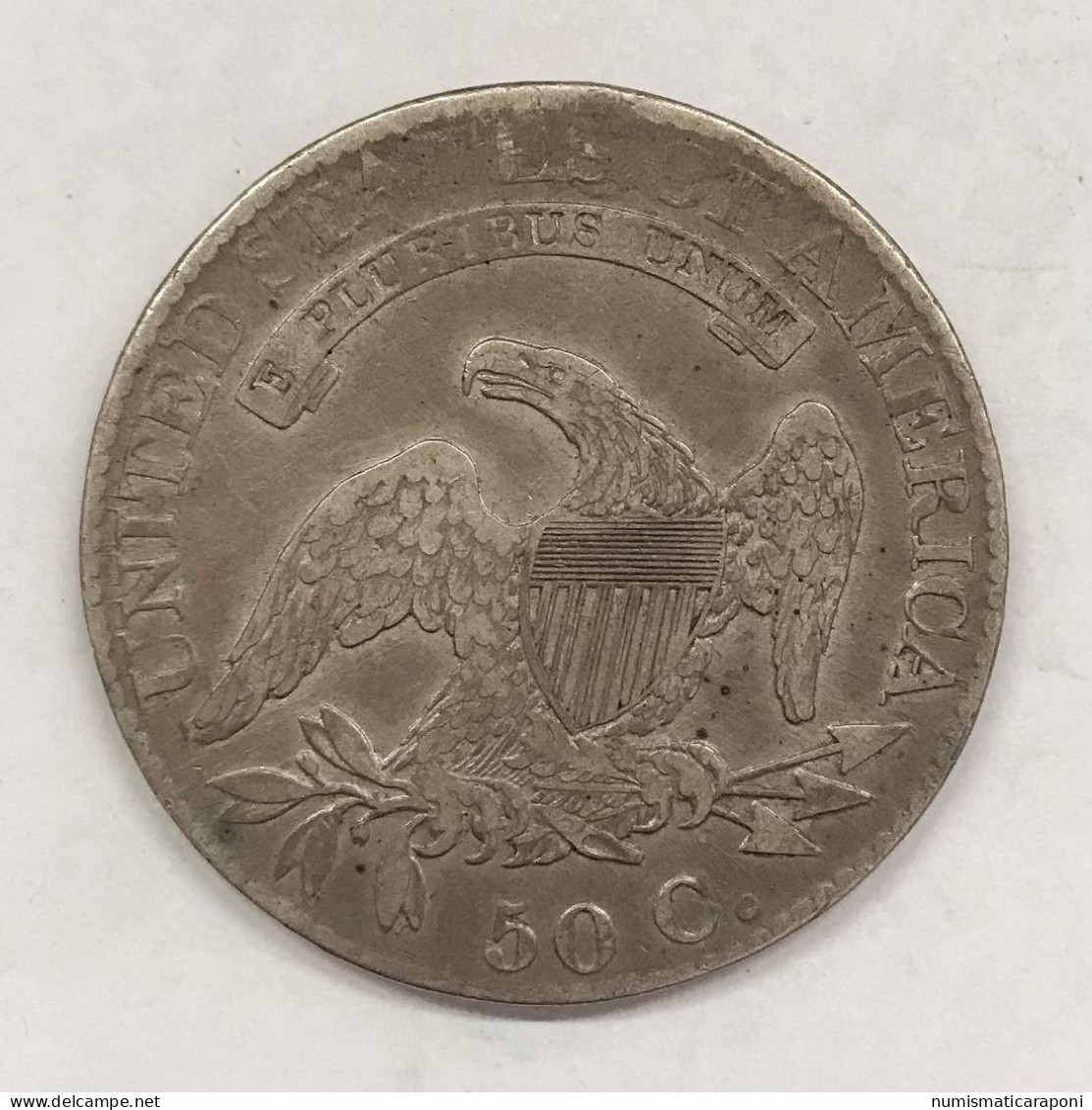 USA U.s.a. 1825 Mezzo Dollaro Half Dollar Capped Bust Km#37 E.679 - 1892-1915: Barber