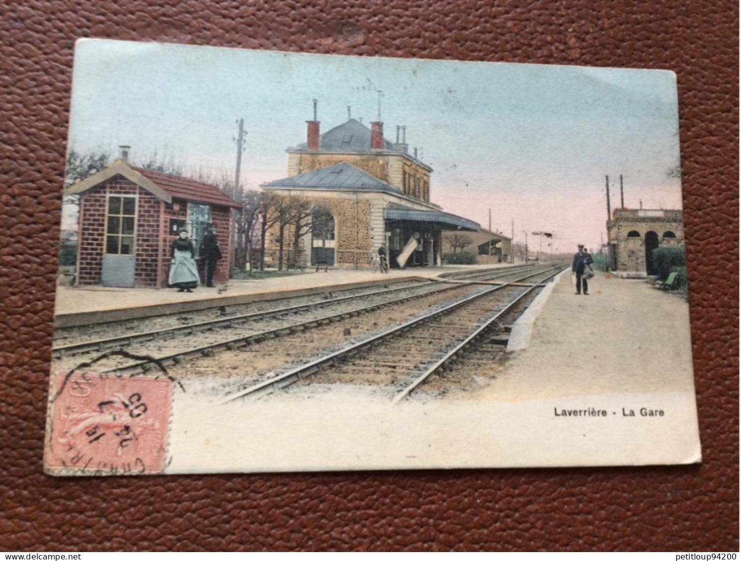 CARTE POSTALE  La Gare  LA VERRIÈRE  LAVERRIERE  Yvelines - La Verriere