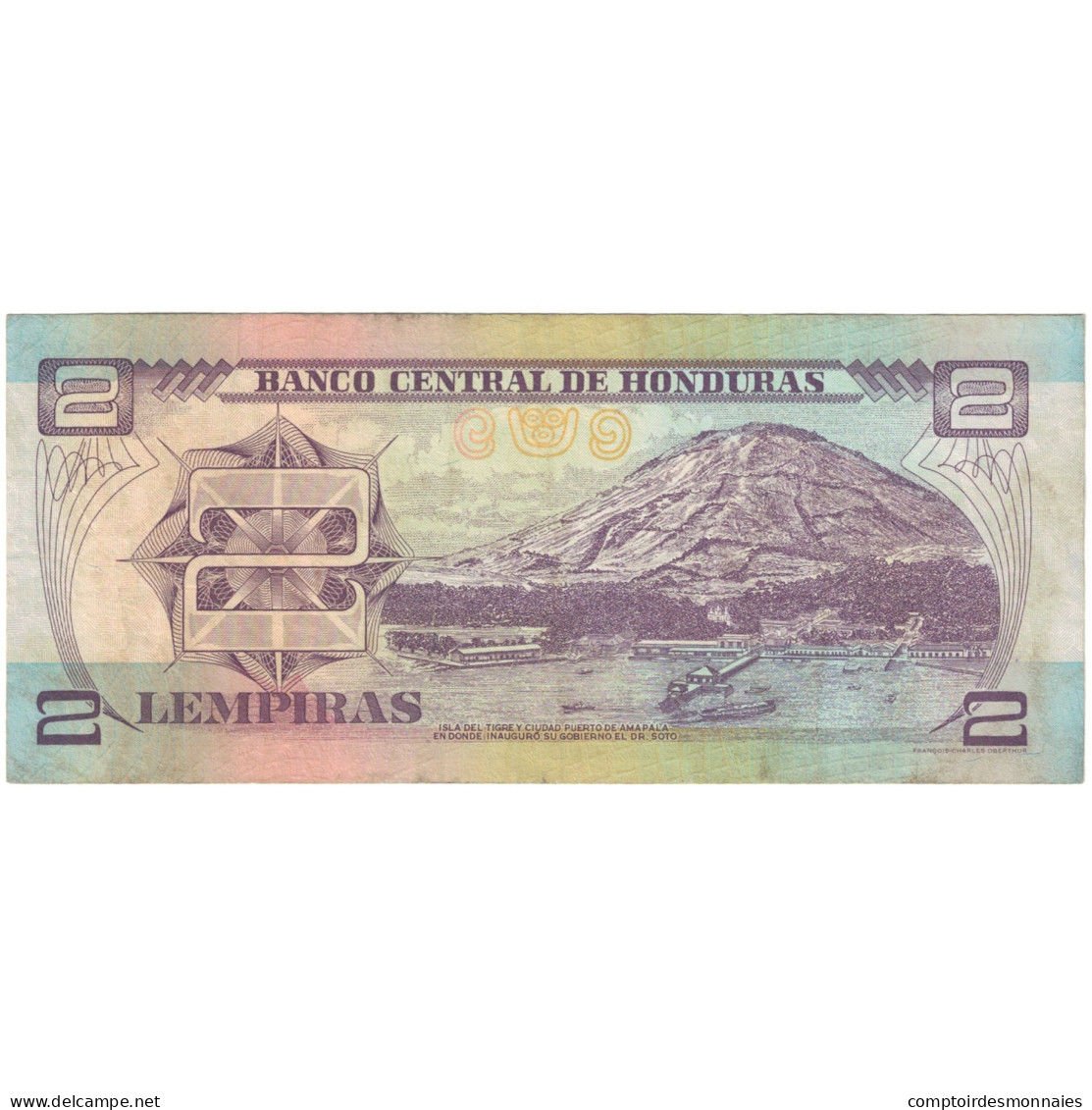 Billet, Honduras, 2 Lempiras, 2000, 2000-12-14, KM:80Ab, TB - Honduras
