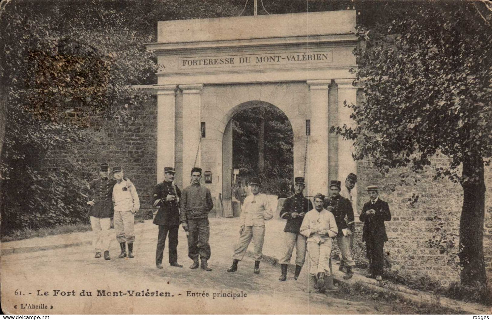 92 , Cpa  Le Fort Du MONT VALERIEN , 61 , Entrée Principale   (17992) - Mont Valerien