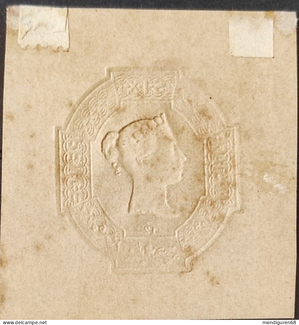 GROSSBRITANNIEN GRANDE BRETAGNE GB 1847-55 VICTORIA EMBOSSED SUFFOLK TELEGRAPH FORM 6 P WITH DATE SG 58 MI 5A YT 5 SN 7 - Neufs