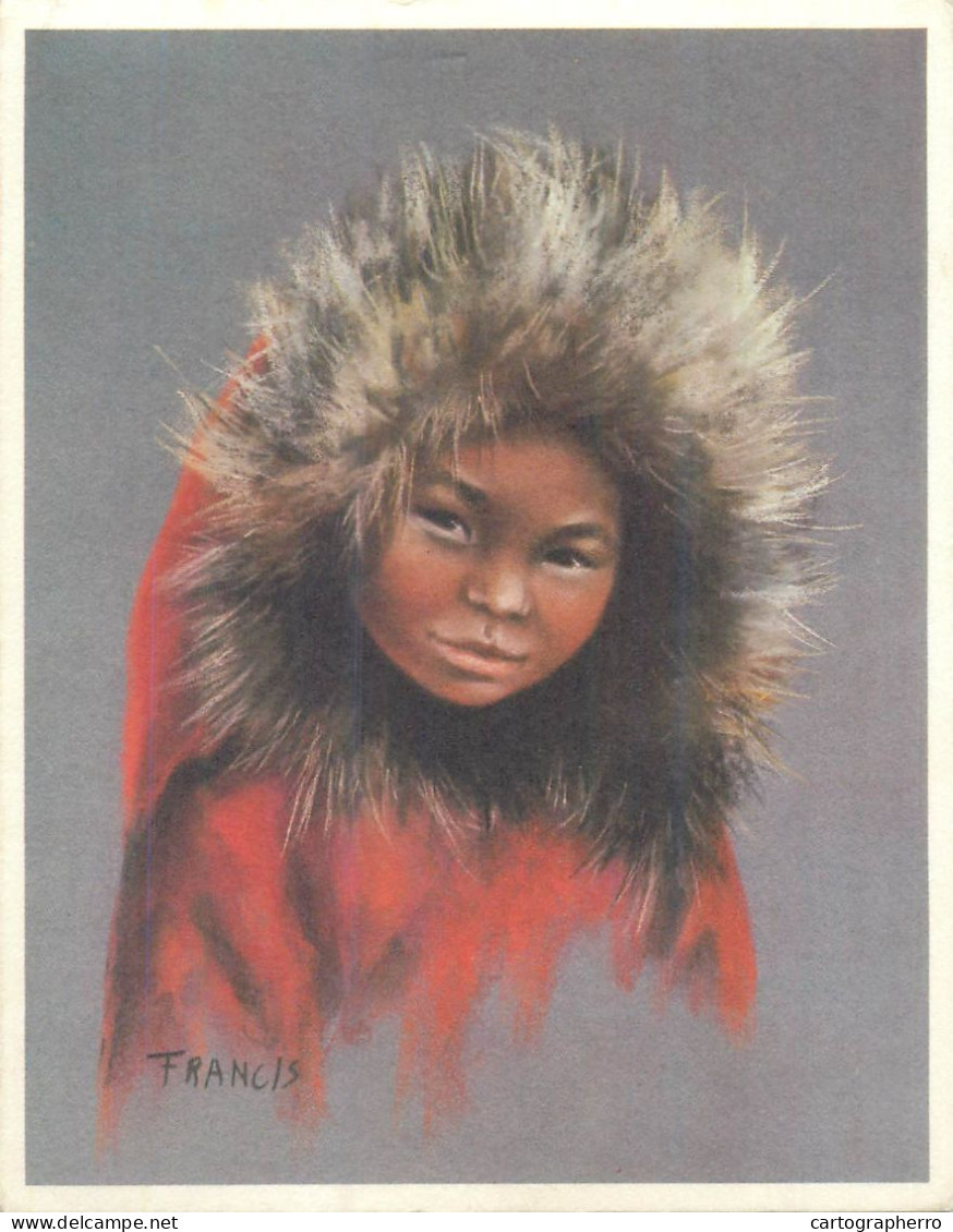 Francis Eskimo Ethnic Types Postcard - Amérique