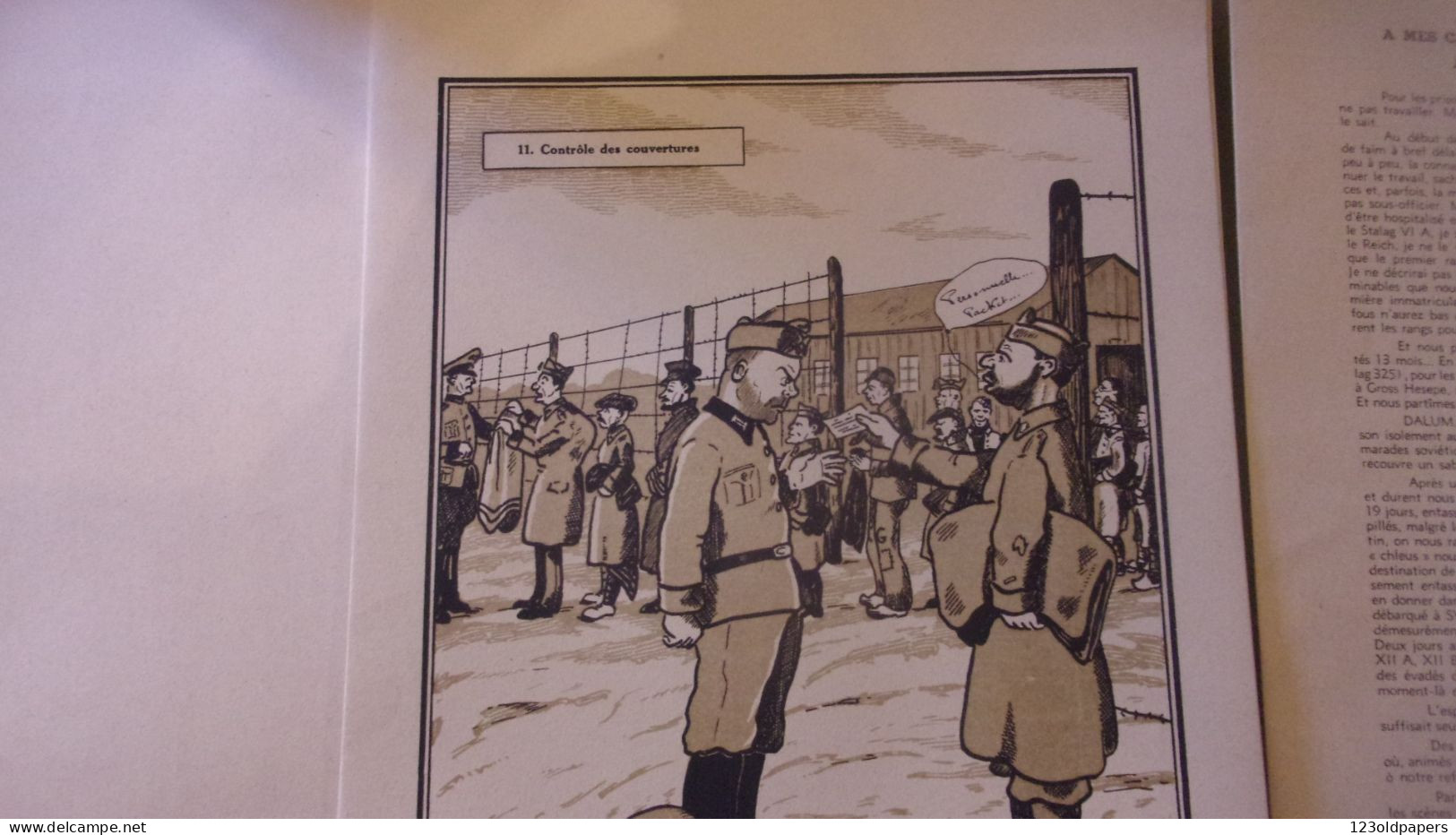 JUDAICA 1946 MORIN 50 DESSINS  SOUVENIRS CAPTIVITE 1940/1945 STALAGS DE REFRACTAIRES  Groß-Hesepe - Stalag VI C POLOGNE