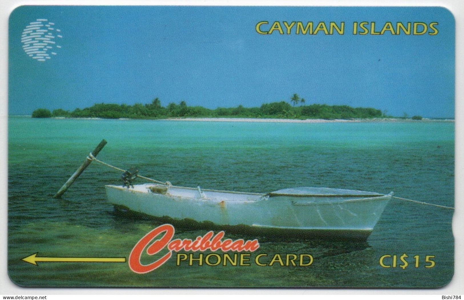 Cayman Islands - Owen Island - 163CCIG (italic Slanted Right) - Isole Caiman