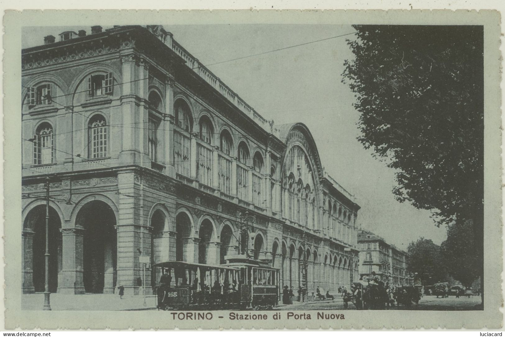 TORINO - TRAM E STAZIONE DI PORTA NUOVA -F.P. - Stazione Porta Nuova