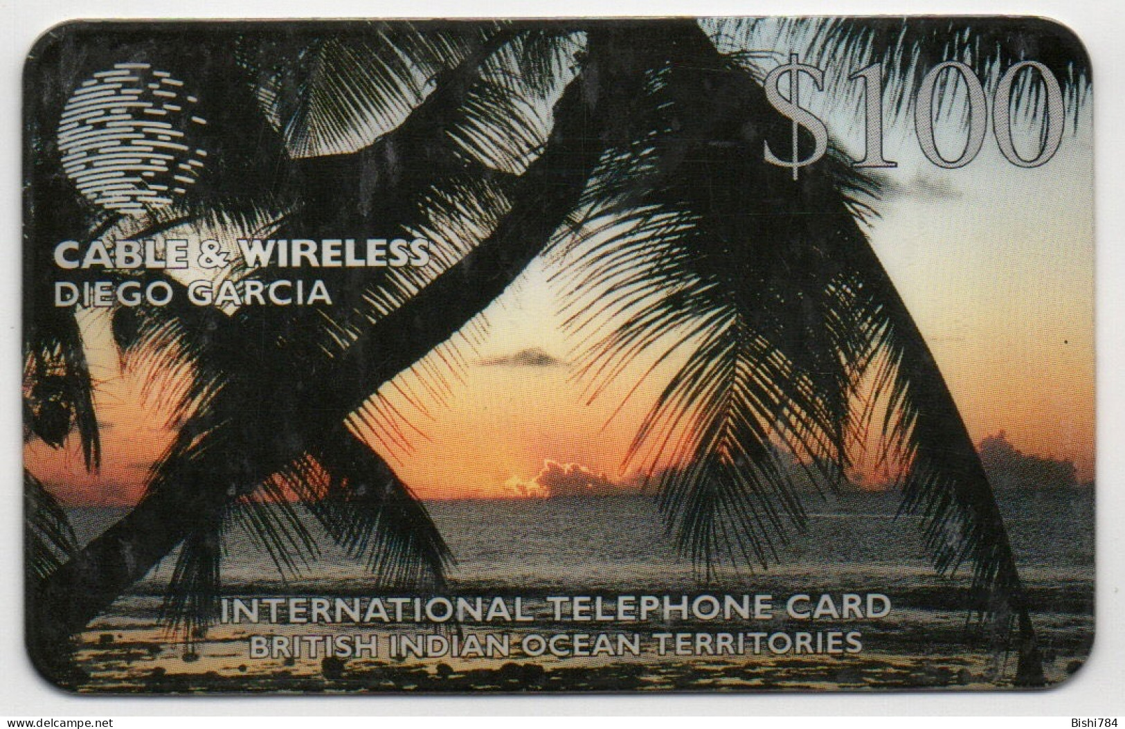 Diego Garcia - Palm Trees & Sunset $100 - DG16 - Diego-Garcia