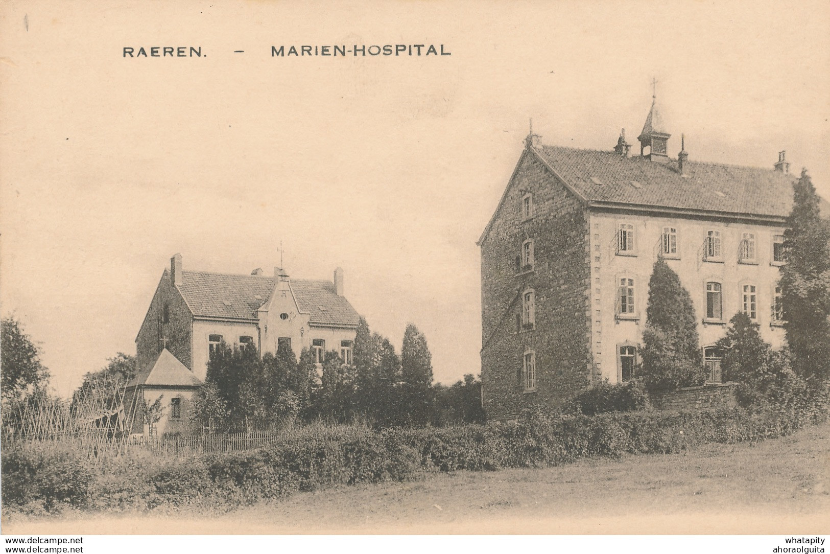 ZZ795 - CANTONS DE L' EST - Carte-Vue RAEREN - Marien Hospital - Raeren