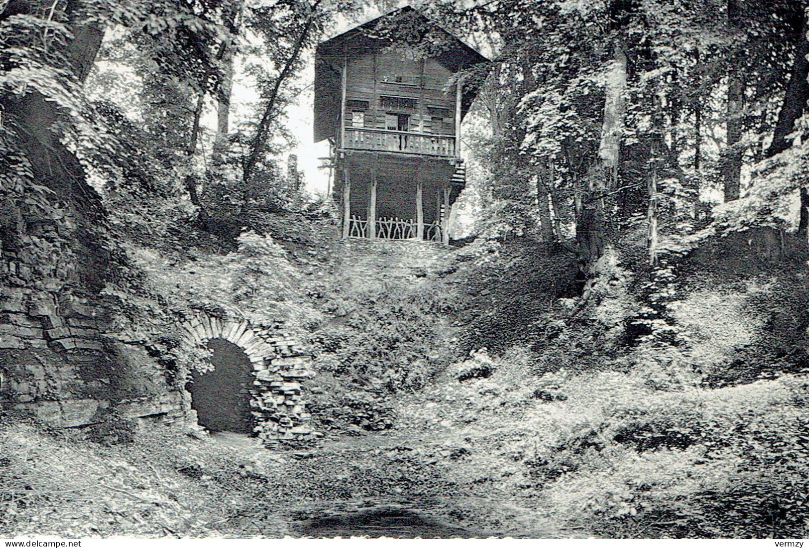 CPSM Château D'ATTRE : Le Chalet Suisse - Photo Véritable - Brugelette