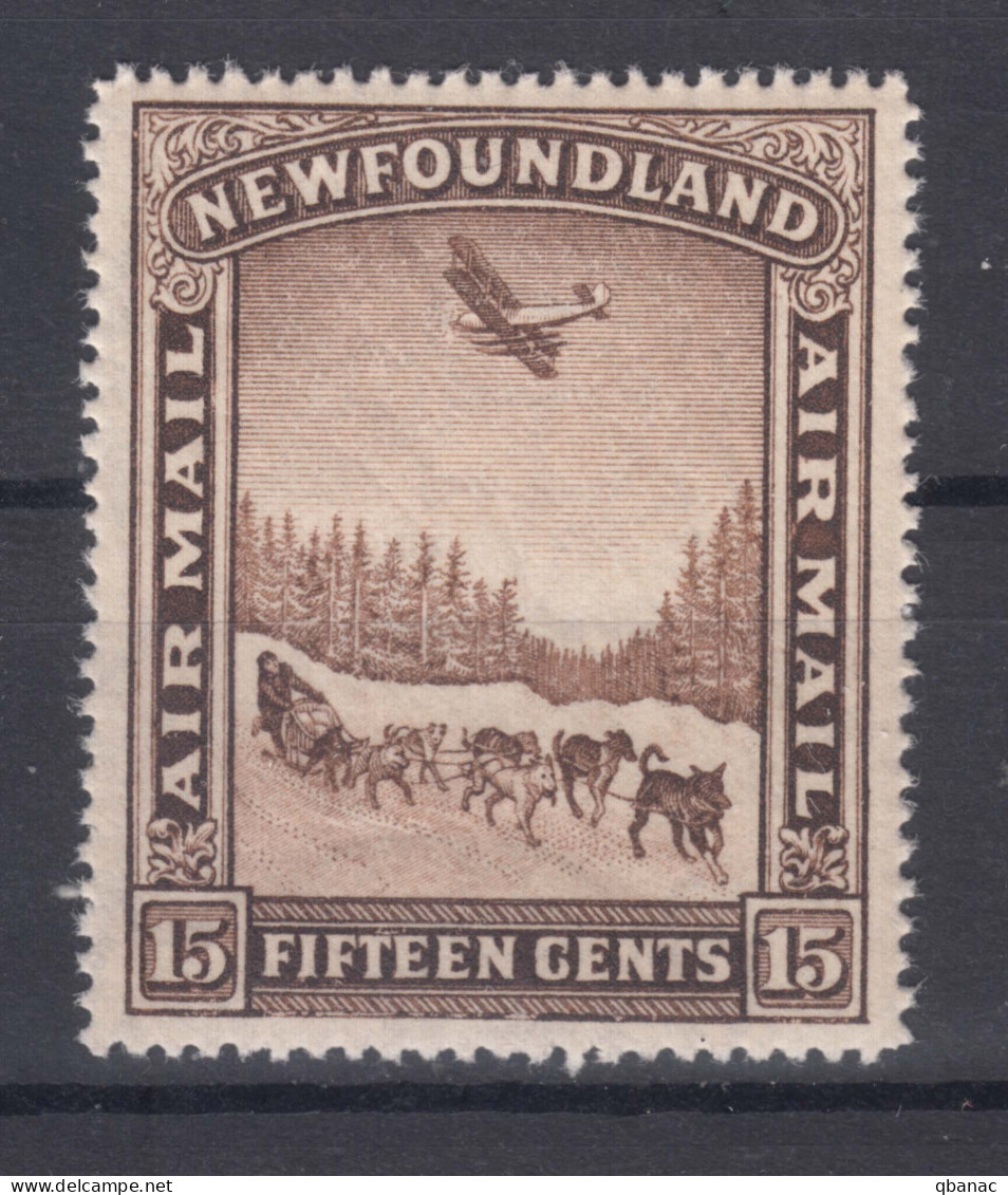 Canada Newfoundland 1931 Airmail Mi#155 No Wmk, Mint Never Hinged - 1908-1947