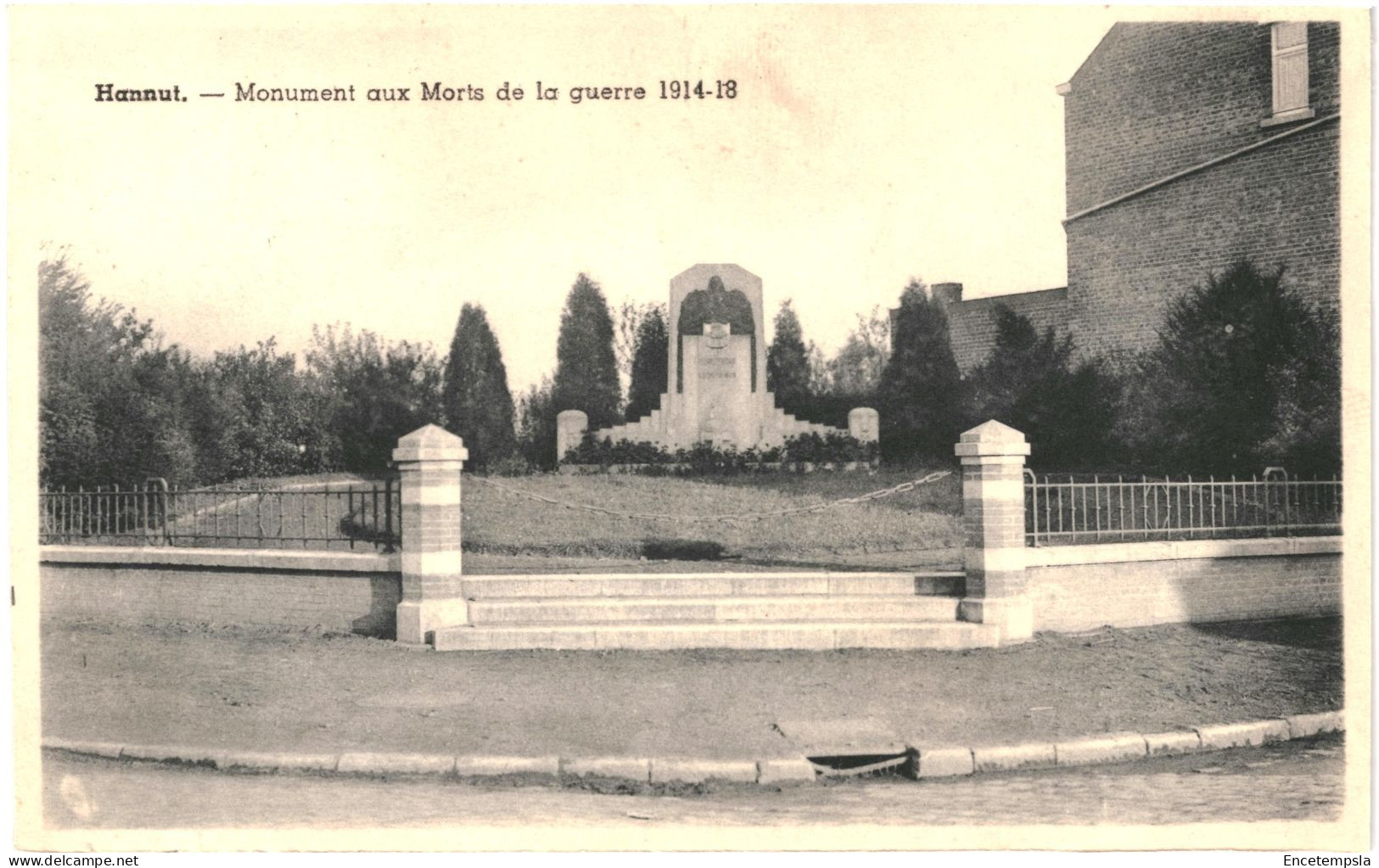 CPA Carte Postale Belgique Hannut Monument Aux Morts De La Guerre 1914-18   VM67512ok - Hannut