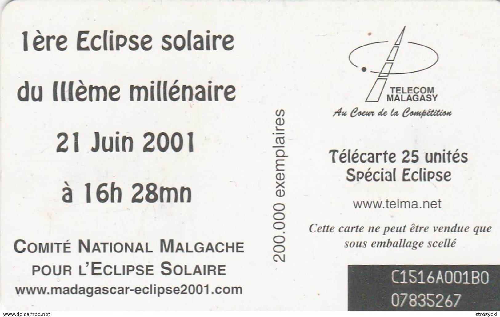 Madagascar - Eclipse 2001 - Madagascar