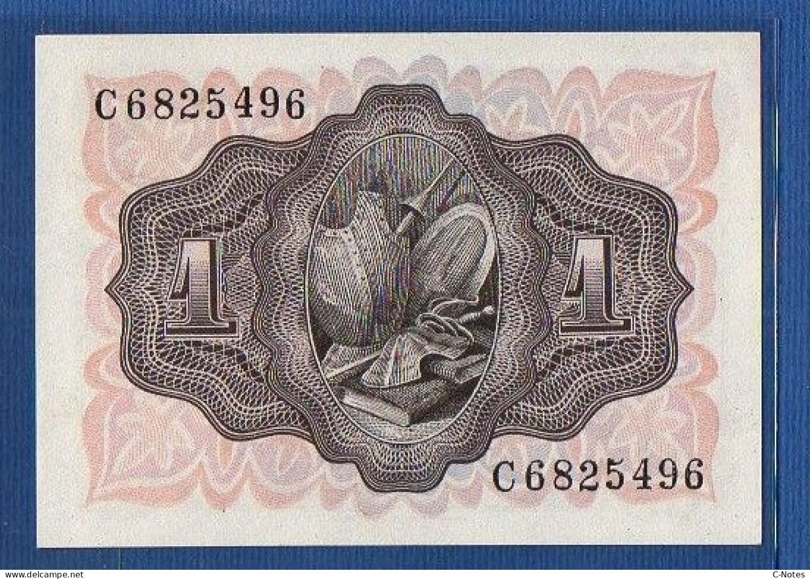 SPAIN - P.139a – 1 Peseta 1951 UNC, S/n C6825496 - 1-2 Pesetas