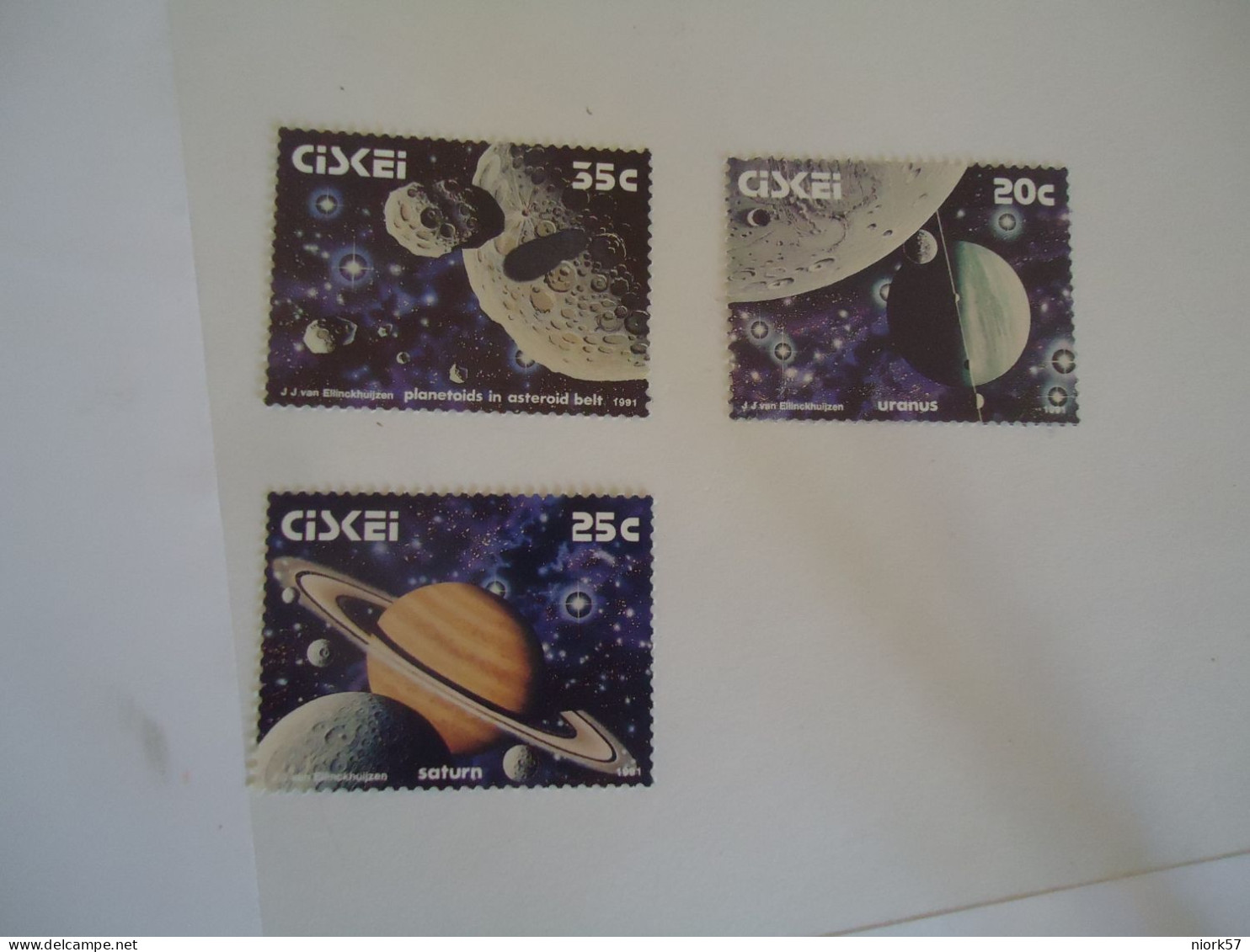 CISKEI MNH STAMPS 3 PLANET SPACE - Altri & Non Classificati