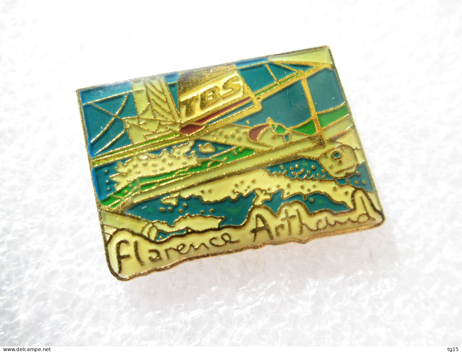 PIN'S   FLORENCE  ARTHAUD   TBS    BATEAU - Sailing, Yachting