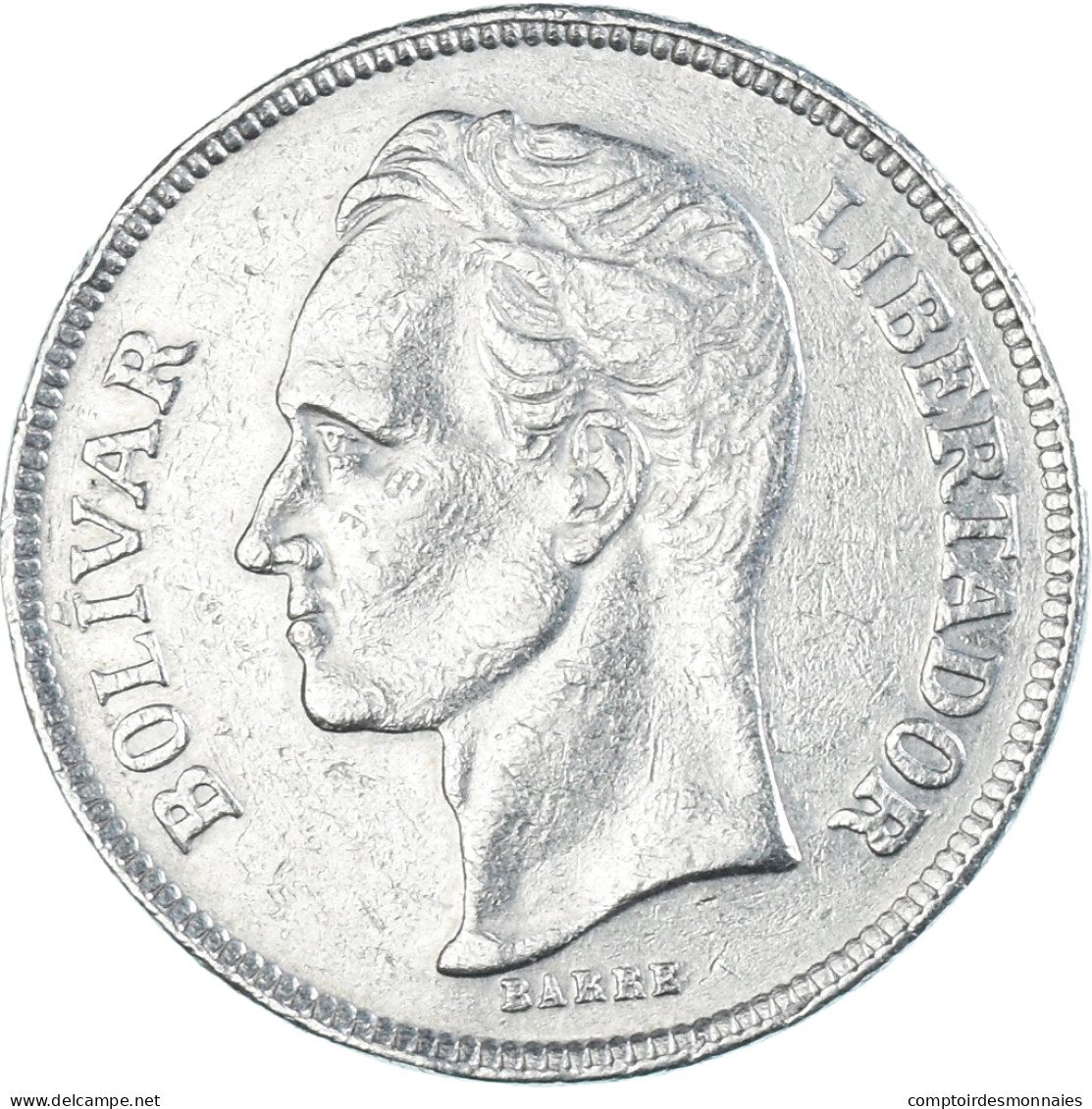 Monnaie, Venezuela, 5 Bolivares, 1973 - Venezuela