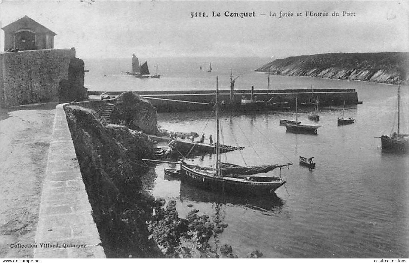 Le Conquet       29       La Jetée Et L'entrée Du  Port       N°   5111  (voir Scan) - Le Conquet