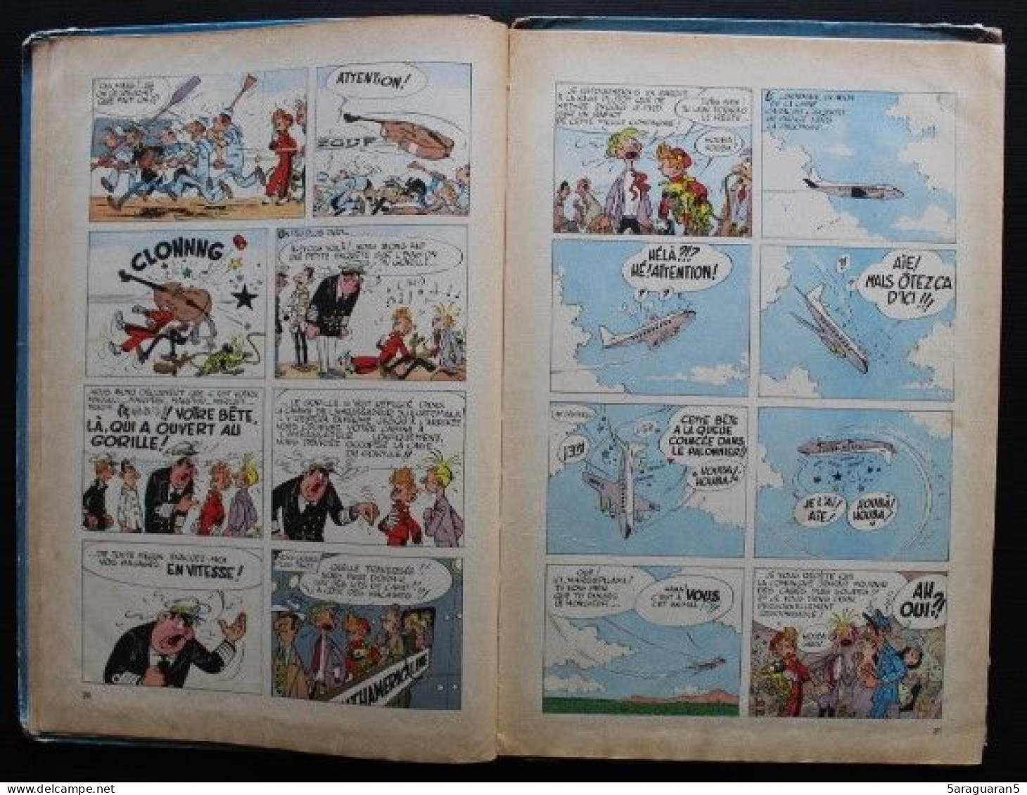 BD SPIROU ET FANTASIO - 7 - Le dictateur et le champignon - EO Française 1956