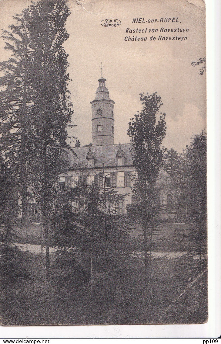 PK NIEL Sur RUPEL Kasteel Van Ravesteyn Château De Ravesteyn - A Circulé En 1916 (TP Germania)  - Niel