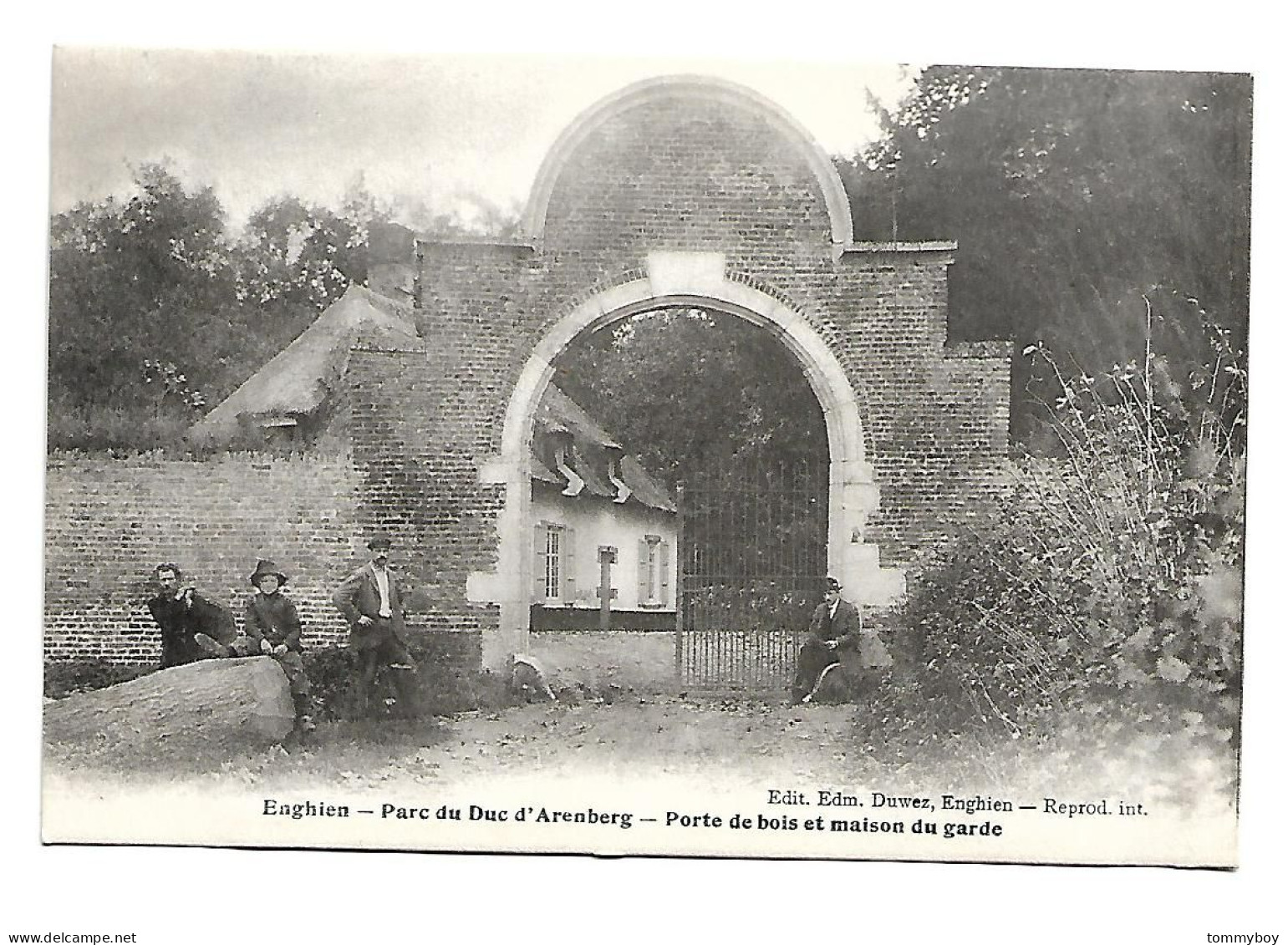 CPA  Enghien - Le Parc Du Duc D'Arenberg - Porte De Bois Et Maison Du Garde - Edingen