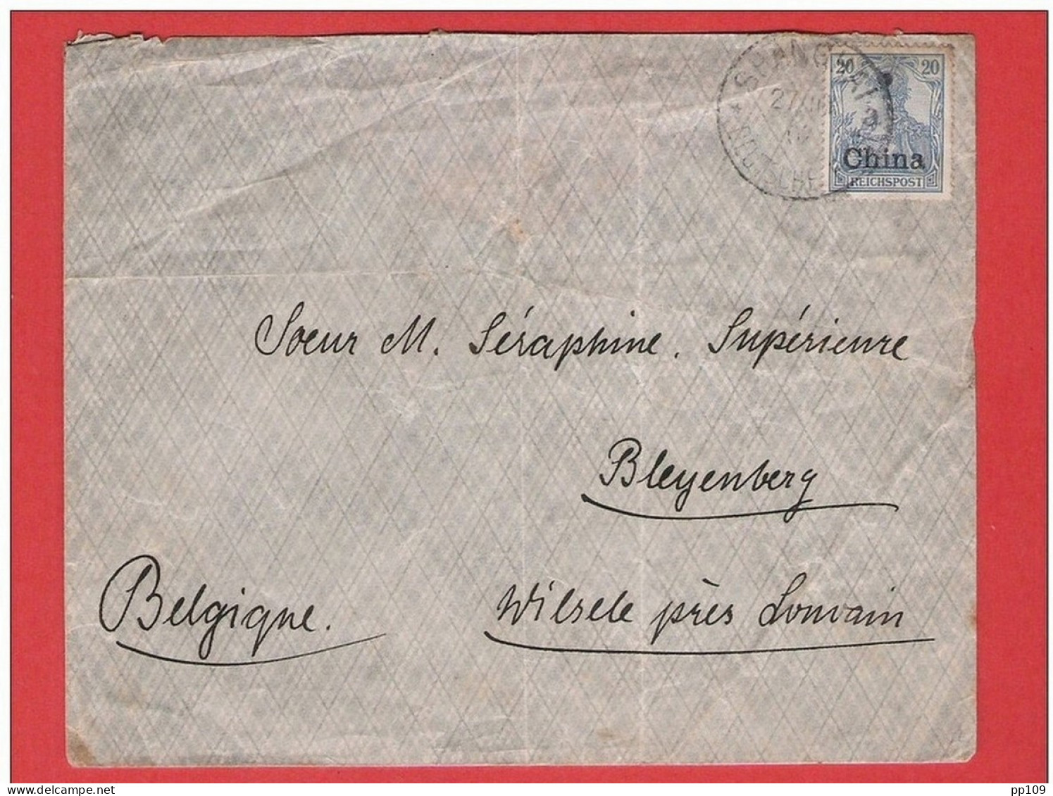 CHINE Reichpost CHINA SHANGHAI Deutsche Post 1902 - Briefe U. Dokumente