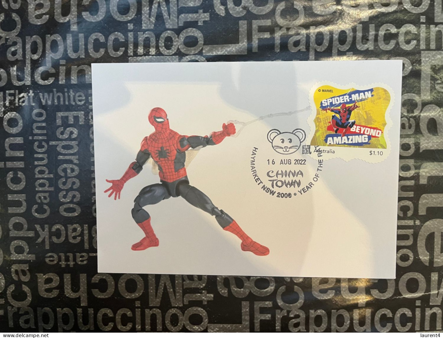 (folder 29-5-2023) Australia Post - 2022 Folder - With 2022 Spiderman Cover (Presentation Pack + Stickers + Cover) - Presentation Packs