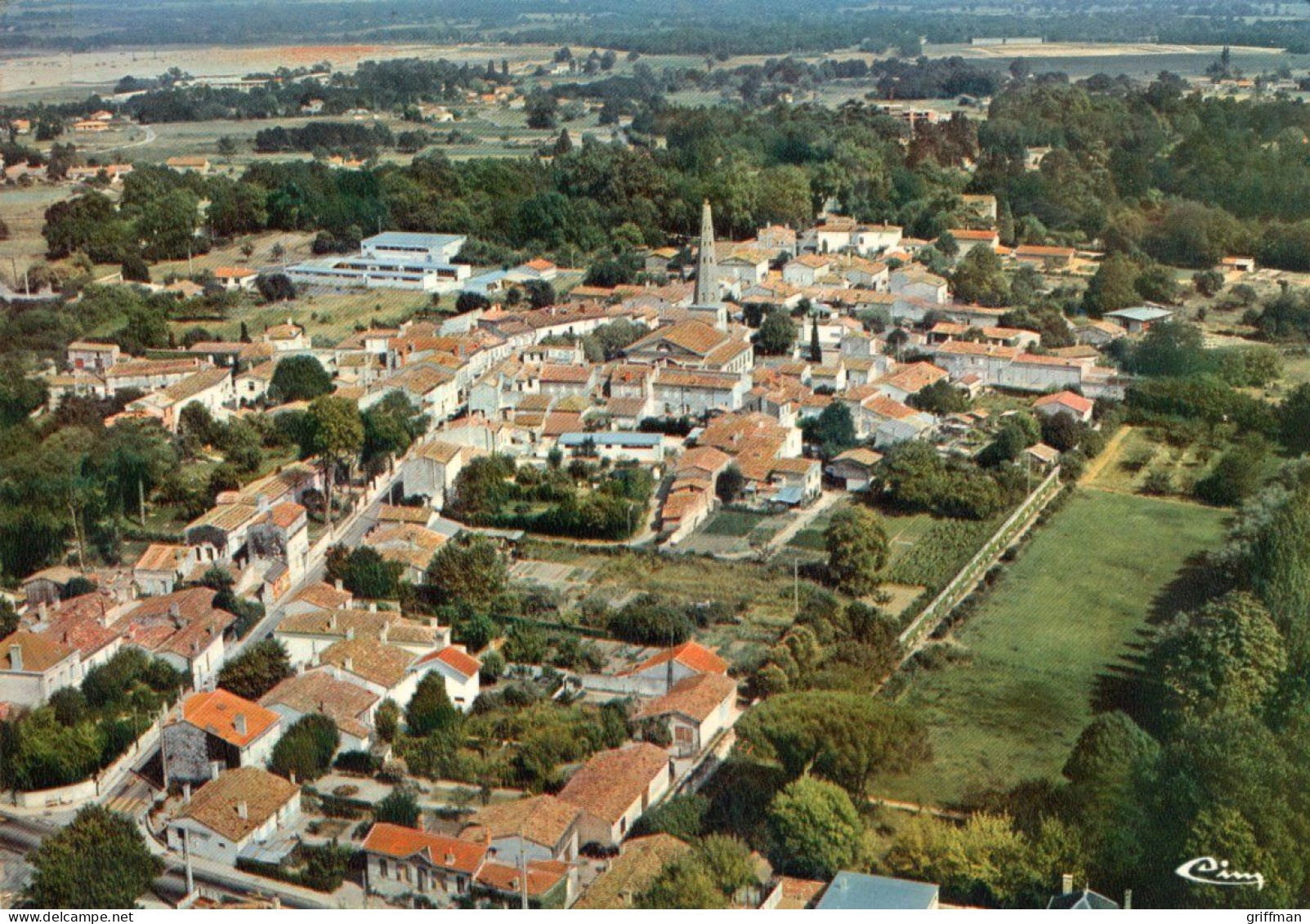 BLANQUEFORT VUE GENERALE AERIENNE DE LA VILLE CPSM GM - Blanquefort