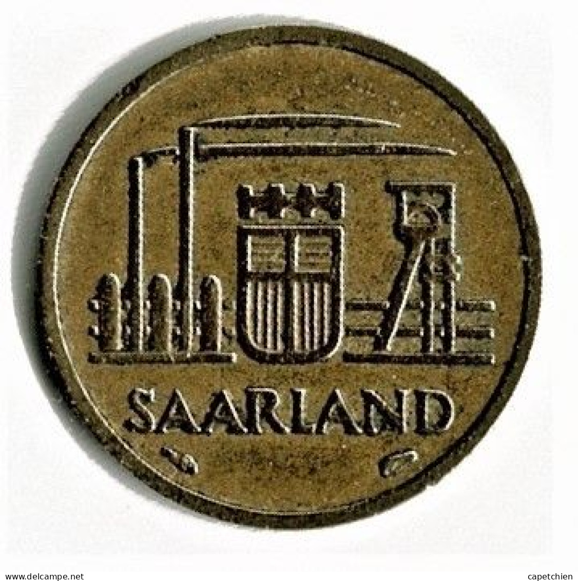 ALLEMAGNE / SARRE // 10 FRANKEN / 1954 / - 10 Franken