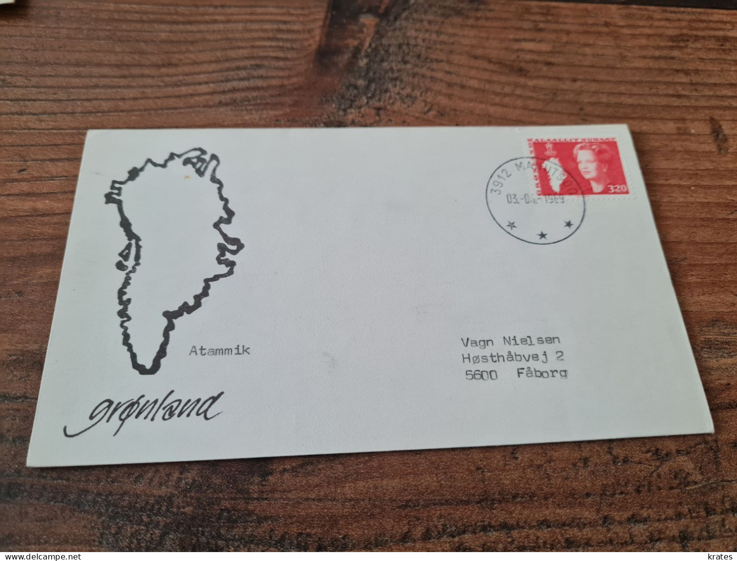Old Letter - Gronland, Greenland - Brieven En Documenten
