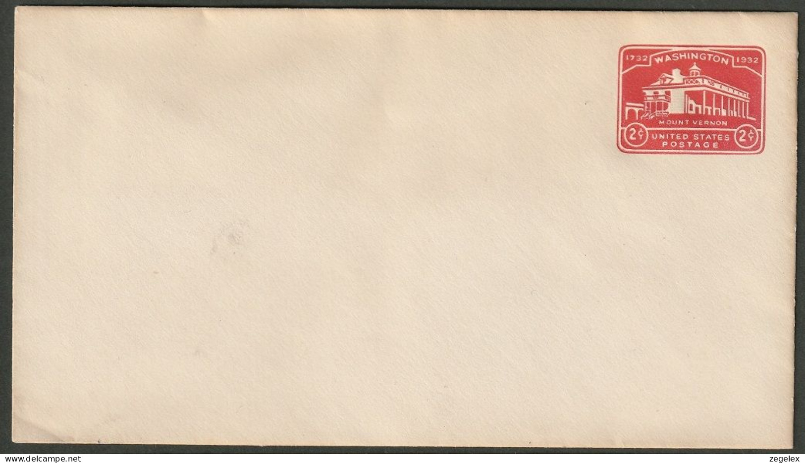 United States - Postal Stationary. 1926 2 Cents Scott U525. Unused - 1921-40