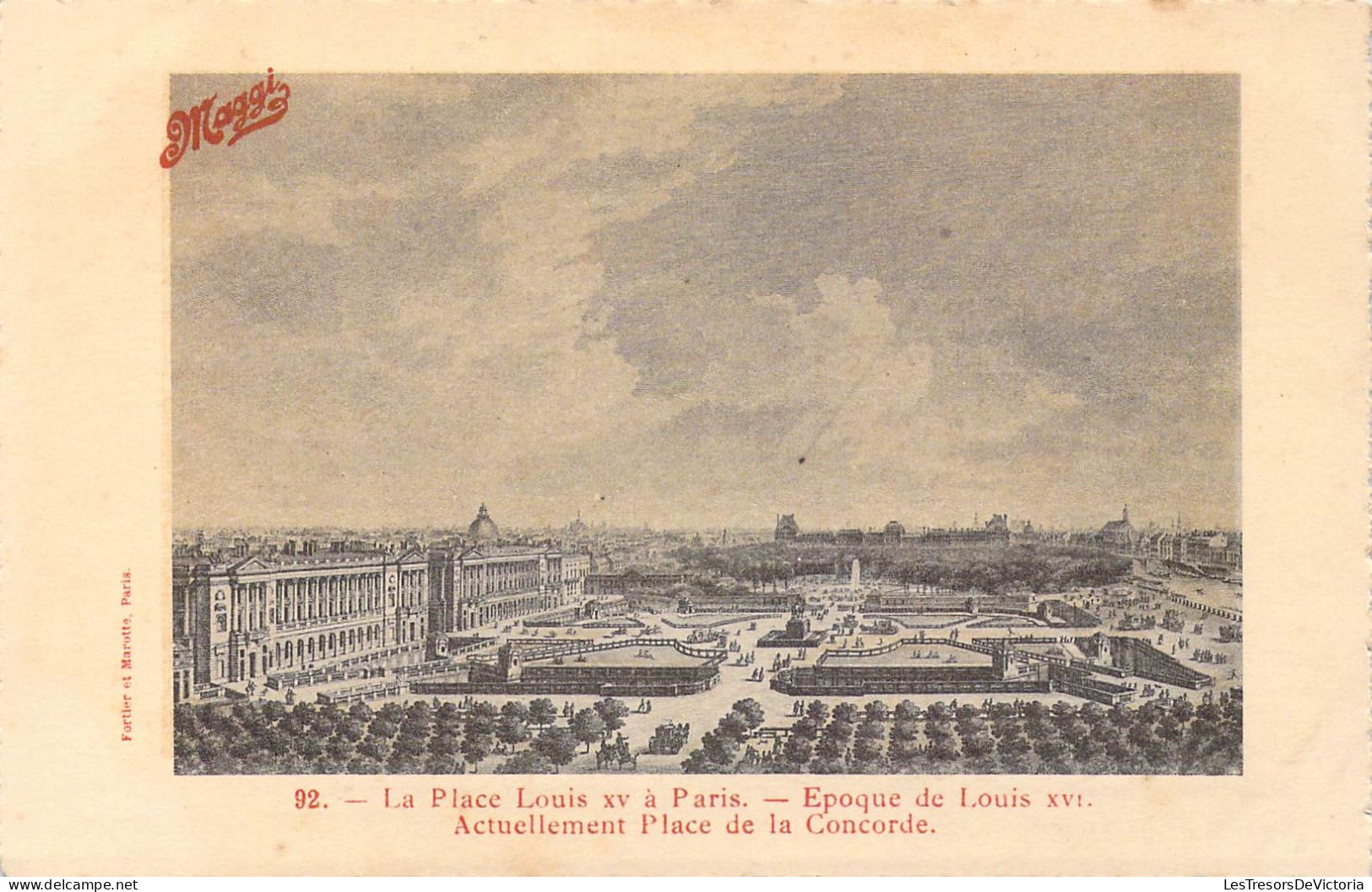 FRANCE - 75 - Paris - La Place Louis XV à Paris - Epoque De Louis XVI - Actuellement Place De.. - Carte Postale Ancienne - Plätze