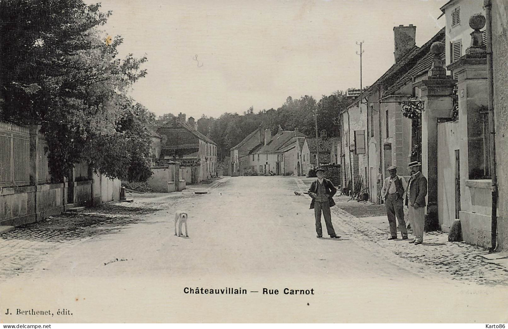 Chateauvillain * La Rue Carnot * Villageois - Chateauvillain