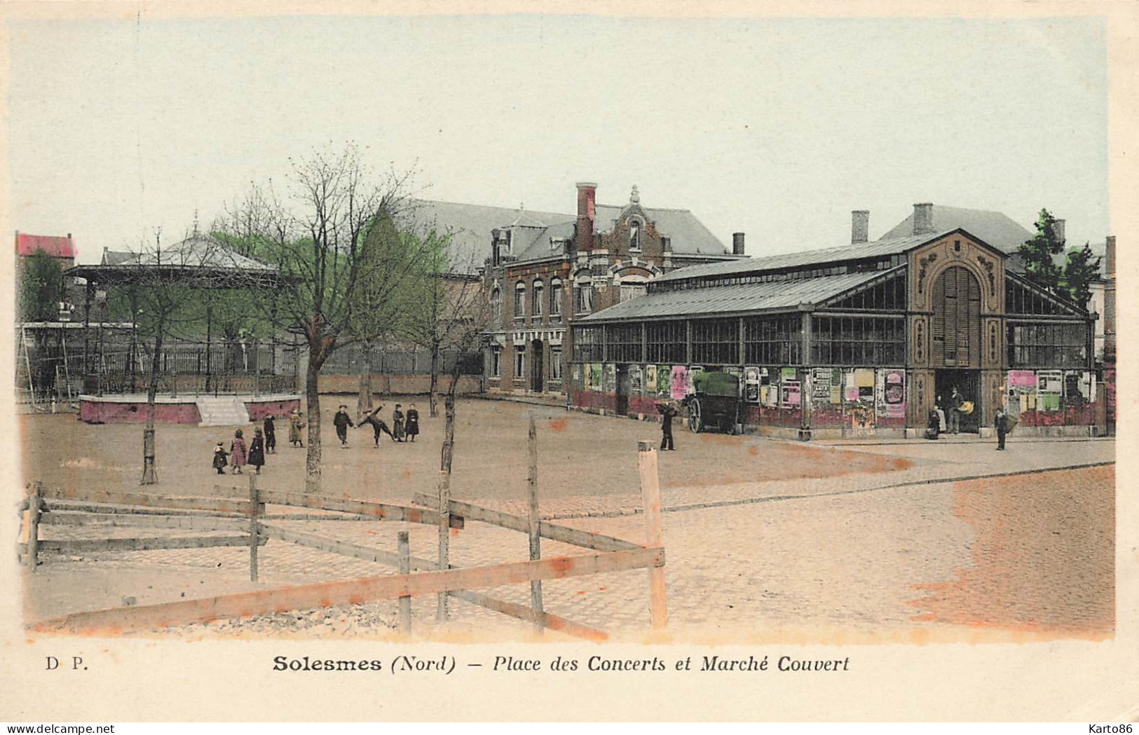 Solesmes * Place Des Concerts Et Marché Couvert * Les Halles  - Solesmes