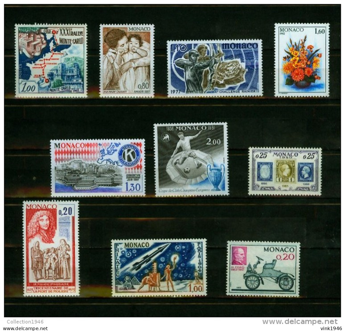 Monaco, 10V,small Lot,klein Los,klein Lot,see Scan,READ/LEES,MNH/Postfr Is(A1215) - Autres & Non Classés