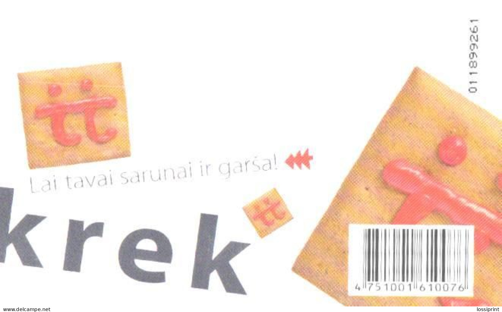 Latvia:Used Phonecard, Lattelekom, 2 Lati, Krek, 2007 - Lettonia