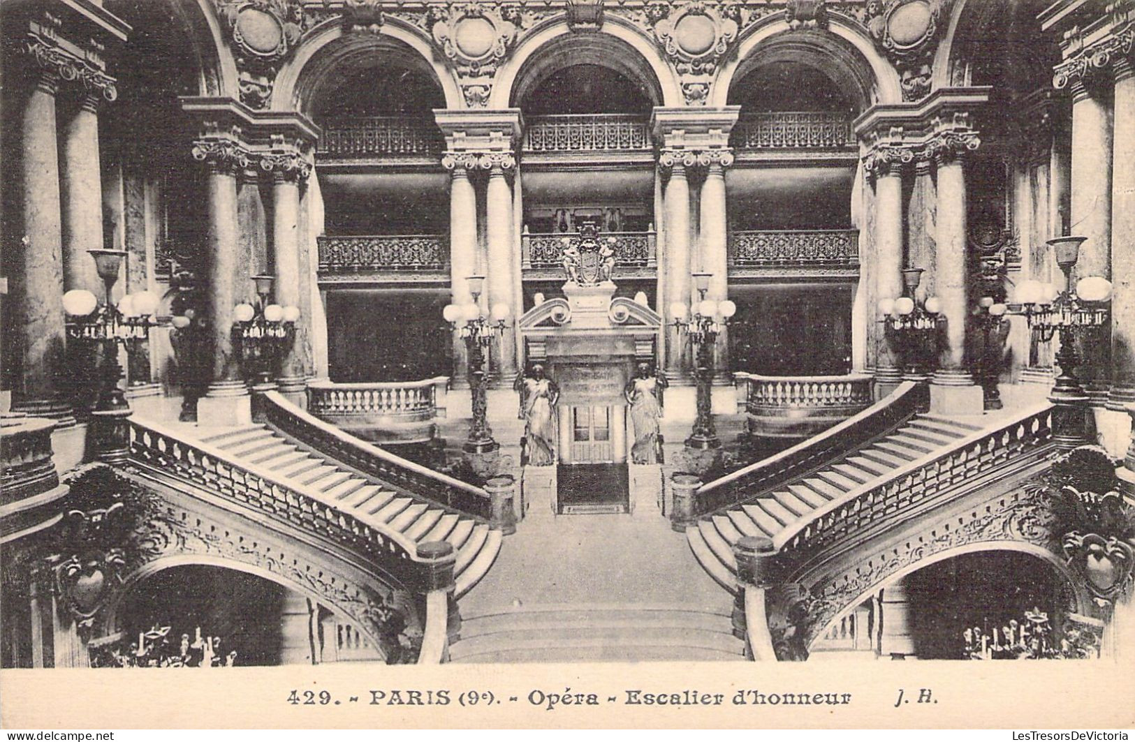 FRANCE - 75 - PARIS - Opéra - Escalier D'Honneur - Carte Postale Ancienne - Other Monuments