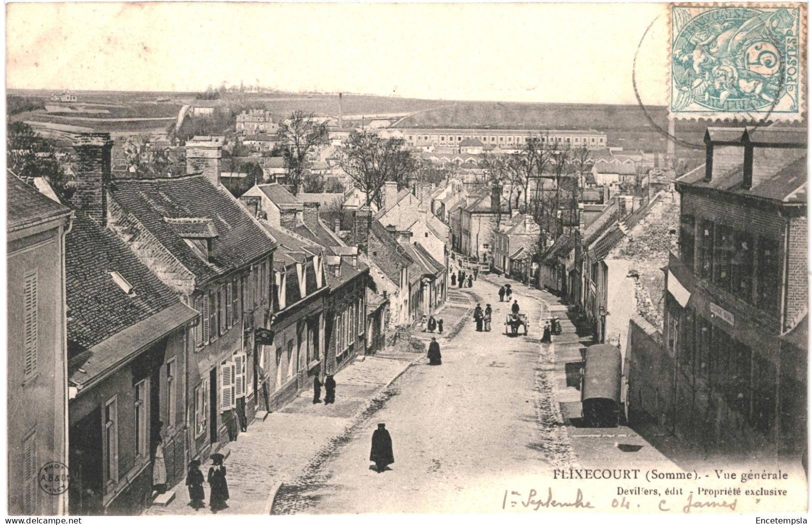 CPA Carte Postale  France  Flixecourt  Vue Générale  1904  VM67636 - Flixecourt