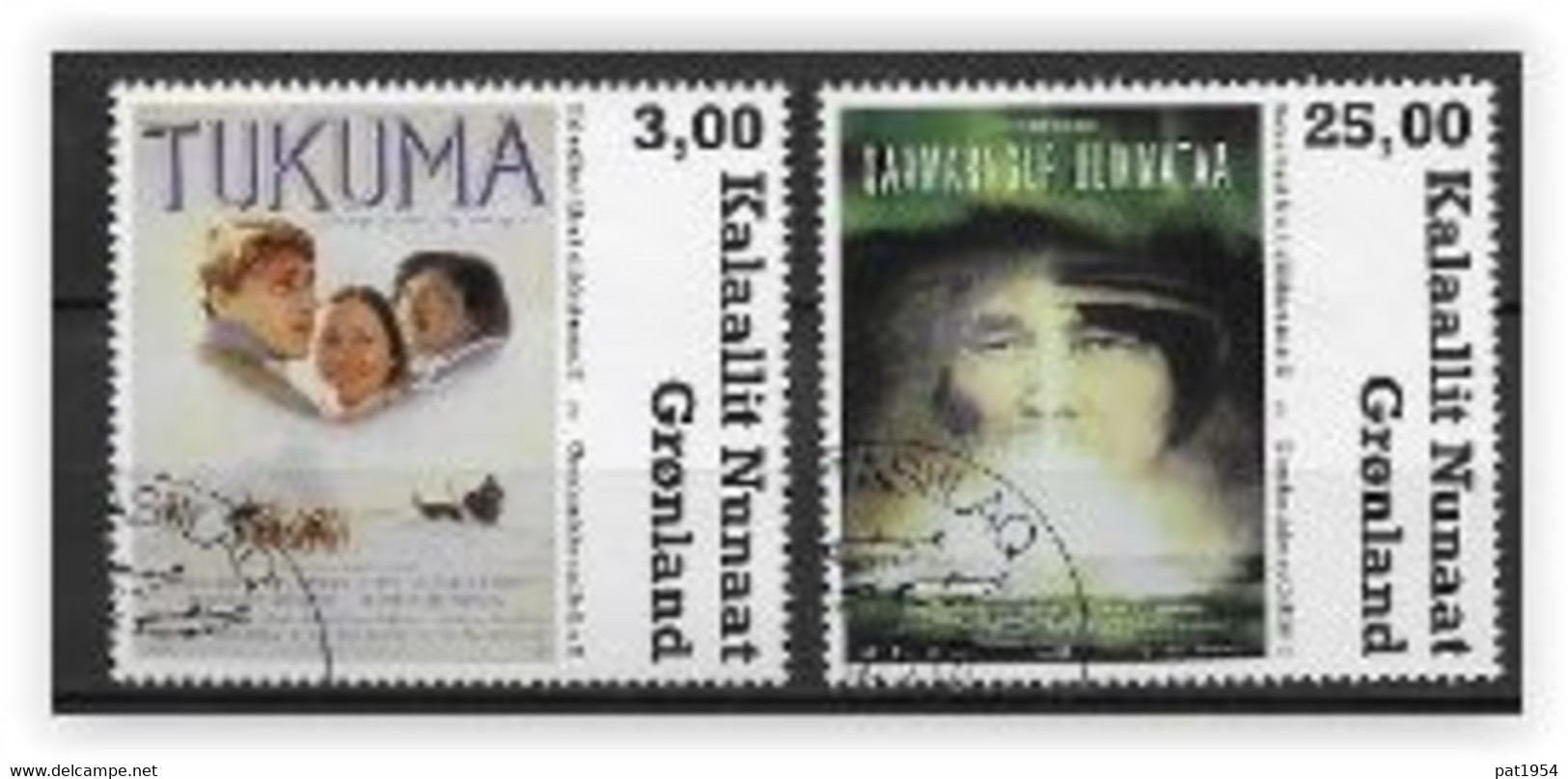 Groënland 2021, N°858/859 Oblitérés Films, Cinéma - Used Stamps