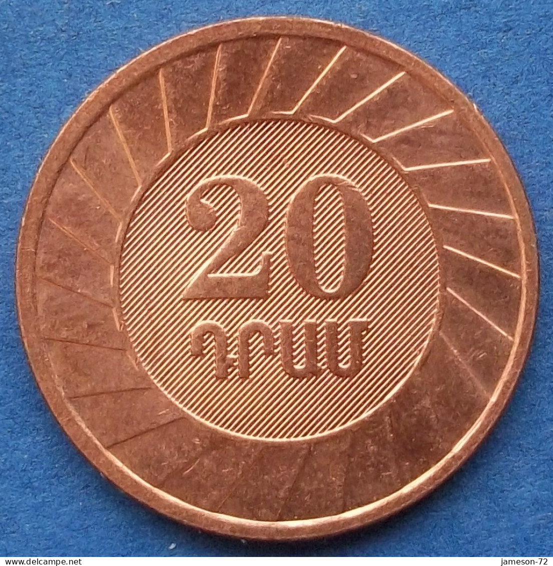 ARMENIA - 20 Dram 2003 KM# 93 Independent Republic (1991) - Edelweiss Coins - Armenië
