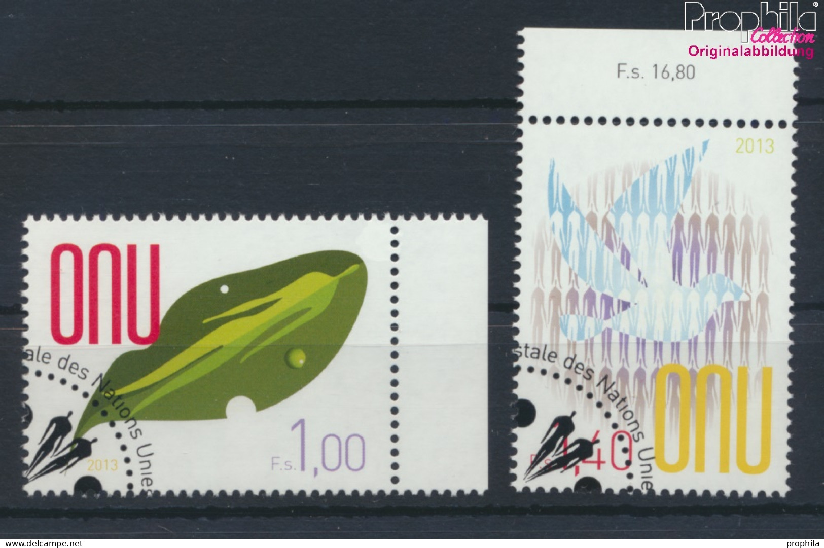 UNO - Genf 807-808 (kompl.Ausg.) Gestempelt 2013 Freimarken (10073511 - Used Stamps