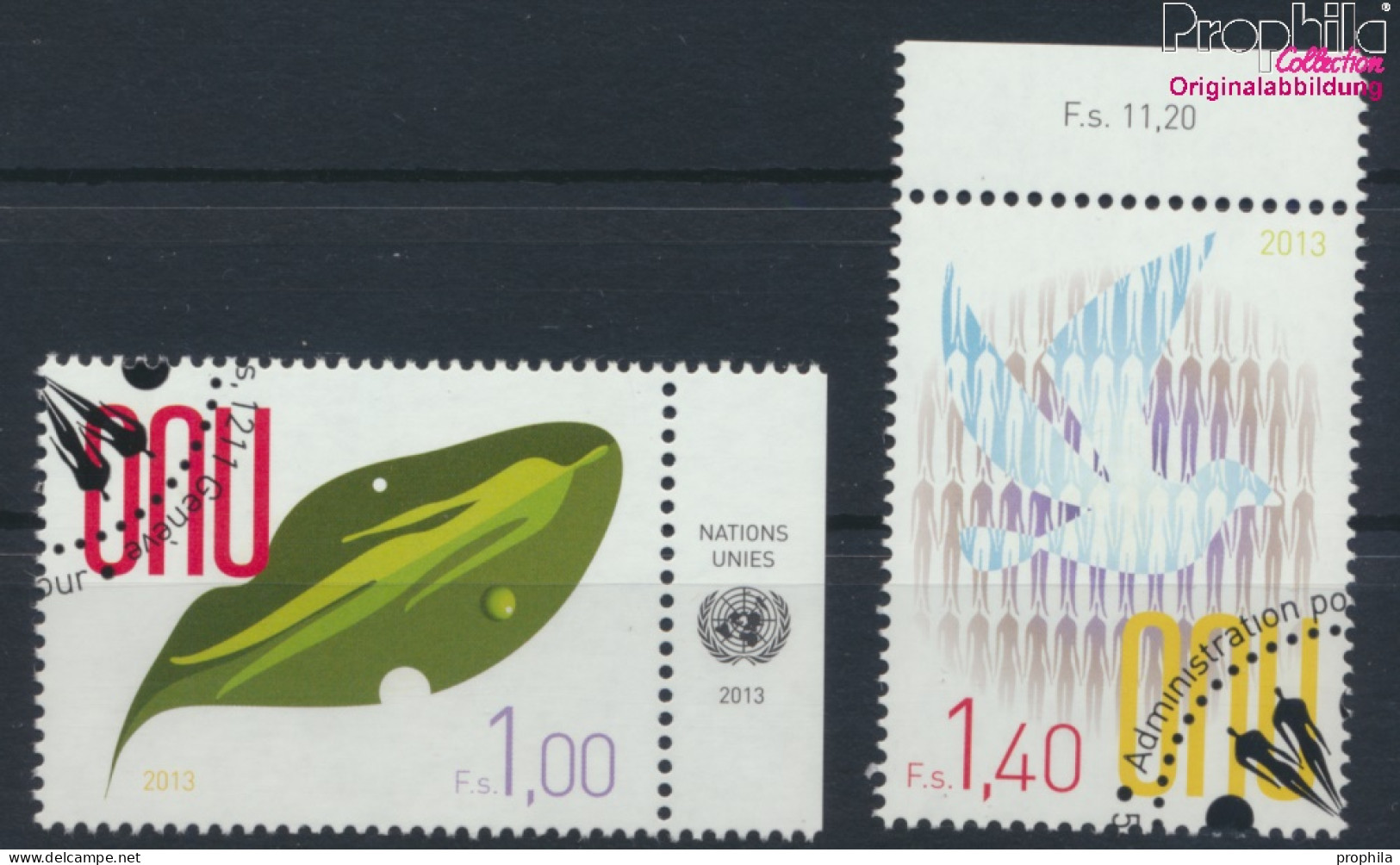 UNO - Genf 807-808 (kompl.Ausg.) Gestempelt 2013 Freimarken (10073515 - Used Stamps