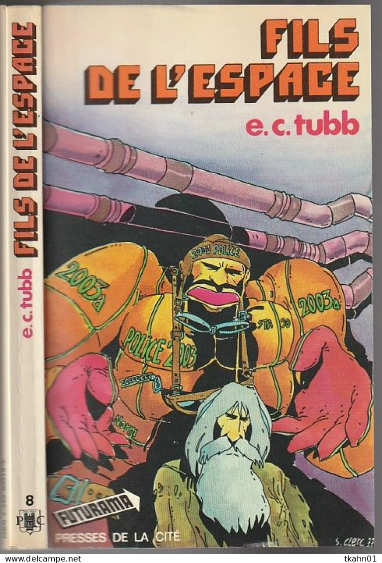 FUTURAMA-BLANC N° 8 " FILS DE L'ESPACE " TUBB - Presses De La Cité