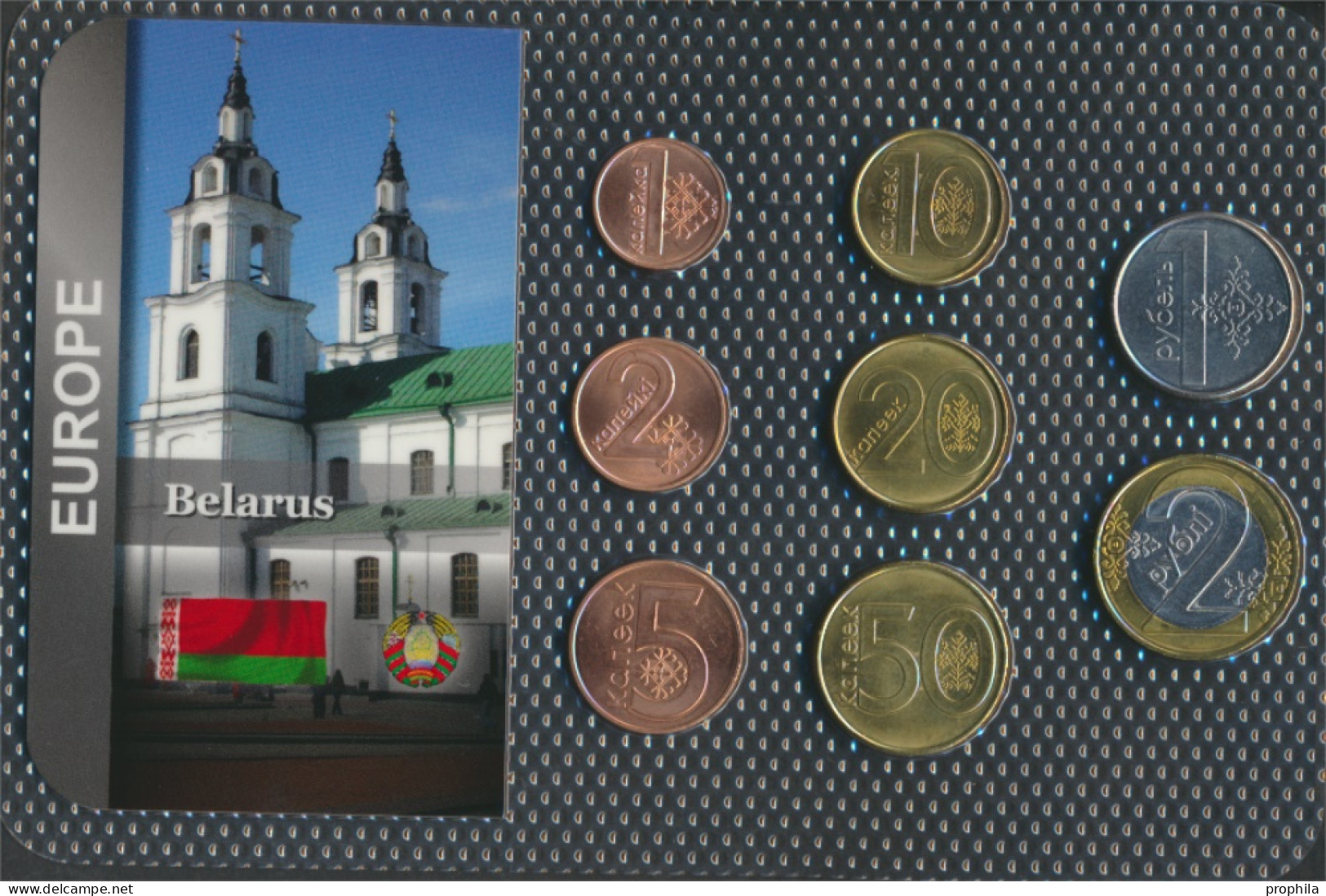 Weißrussland 2009 Stgl./unzirkuliert Kursmünzen 2009 1 Kopeks Bis 2 Rubles (10091184 - Wit-Rusland