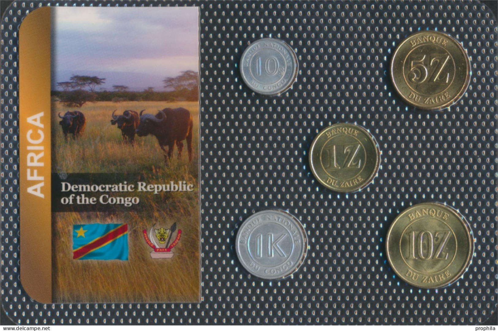 Kongo (Kinshasa) Stgl./unzirkuliert Kursmünzen Stgl./unzirkuliert Ab 1967 10 Sengi Bis 10 Zaires (10091395 - Congo (Rép. Démocratique, 1964-70)