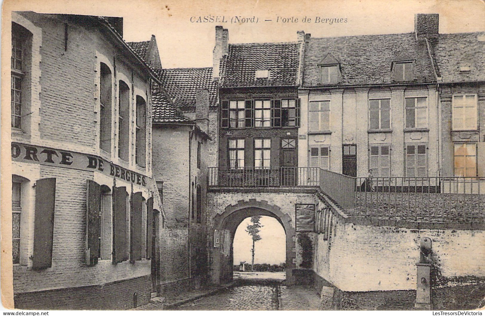 FRANCE - 59 - CASSEL - Porte De Bergues - Carte Postale Ancienne - Cassel