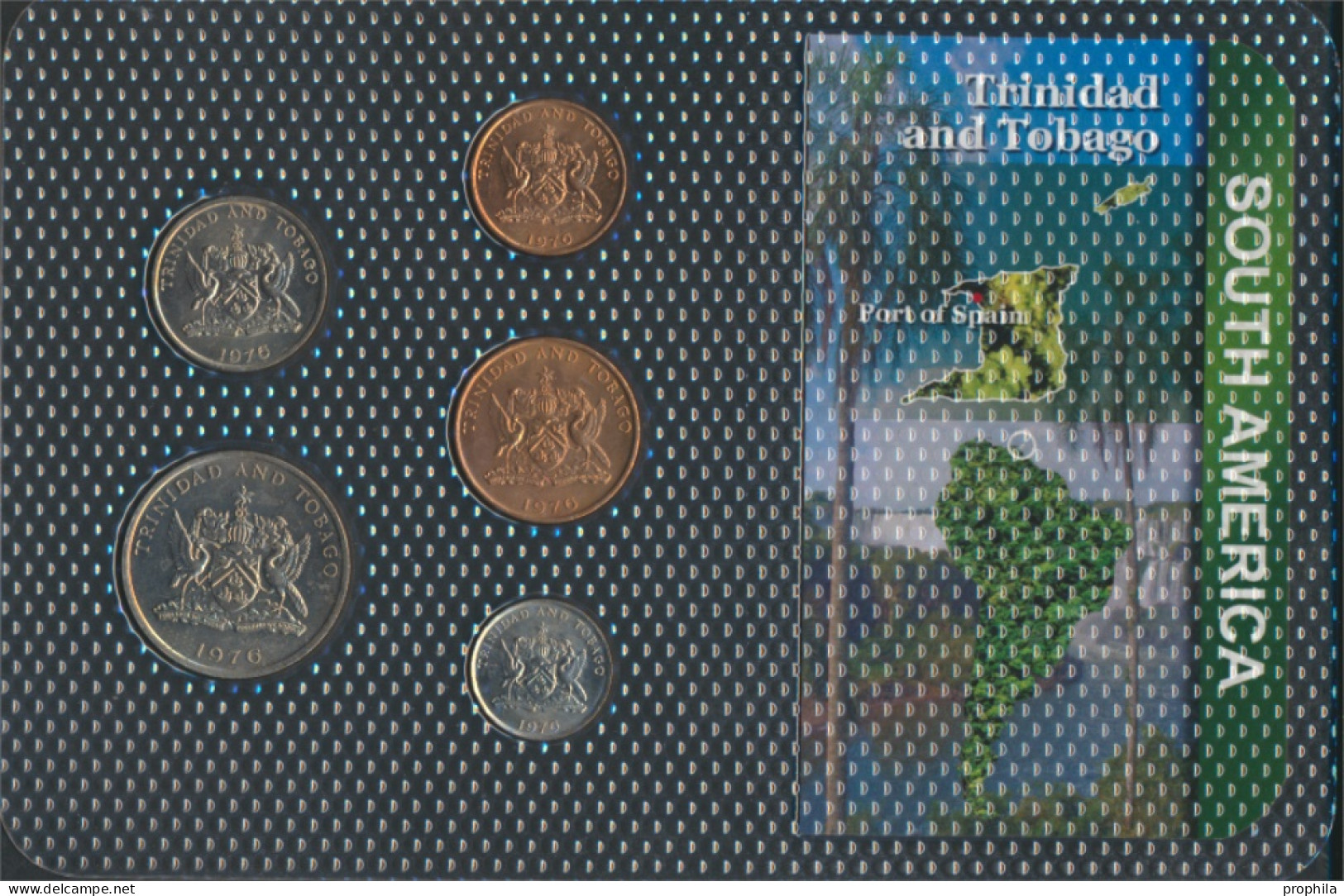 Trinidad Und Tobago Stgl./unzirkuliert Kursmünzen Stgl./unzirkuliert Ab 1973 1 Cent Bis 50 Cents (10092077 - Trinidad & Tobago